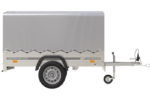 Remorque 750 kg 200 x 125 avec bâche dôme et arceau Garden Trailer 201 KIPP – Image 3
