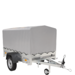 Remorque 750 kg 200 x 125 avec bâche dôme et arceau Garden Trailer 201 KIPP