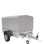 Remorque 750 kg basculante avec bâche dôme Garden Trailer 201 KIPP