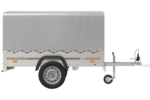 Remorque 750 kg basculante avec bâche dôme Garden Trailer 201 KIPP – Image 6