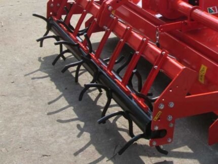 Herse rotative RM250 – largeur de travail 250 cm – 22 lames Série lourde – Rouleau à piques