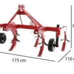 Décompacteur agricole sur tracteur AgriEuro serie 170 type Romagna à 5 dents