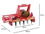 Herse rotative ultra-légère RO 88 – largeur de travail 88 cm – 10 lames Série légère – Image 7