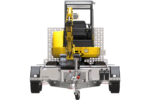 Remorque de chantier pour le transport d’une mini pelle – UNITRAILER STARK 3 260 – Image 4