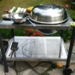 Barbecue charbon Martinsen 1500 inox sur chariot – Image 4