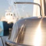 Barbecue charbon Martinsen 1500 inox sur chariot – Image 2