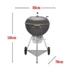 Barbecue charbon fermé Weber 70ème anniversaire 57CM Gris Hollywoodien – Image 3