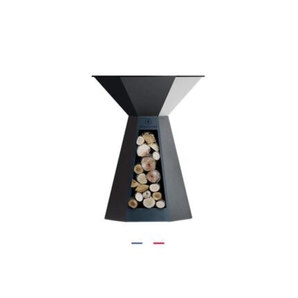 Braséro plancha Hexagone Agape 85 Noir