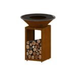 Braséro plancha Oyat BBO 78 cm Storage Corten
