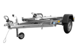 Remorque moto 1 rail unitraler sans plancher