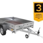 Remorque permis B Garden Trailer 201 FD 200 x 125 cm