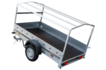 Remorque routière avec bâche haute, arceau et roue jockey 230×125 Garden Trailer 230 KIPP – Image 8