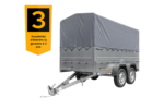Remorque voiture 2 essieux UNITRAILER GARDEN TRAILER 264/2 KIPP