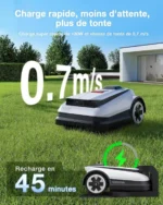 ECOVACS Goat A1600 RTK Robot Tondeuse sans Fil périphérique 1600 m², Navigation RTK+Vision, Charge Rapide 45 Min, Auto-Cartographie – Image 3