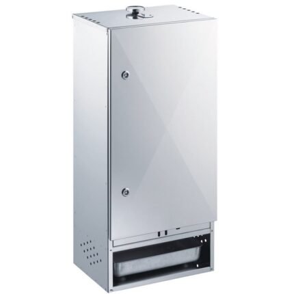 Fumoir Inox Porte à Charnières 85 Peetz 85 x 39 x 28 cm