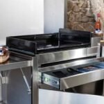 Plancha électrique inox Forge Adour Premium 60 sur chariot + capot – Image 3