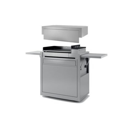 Plancha électrique inox Forge Adour Premium 60 sur chariot + capot