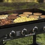 Plancha gaz Blackstone 36" sur chariot + couvercle – Image 2