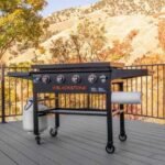 Plancha gaz Blackstone 36" sur chariot + couvercle – Image 6