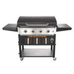 Plancha gaz Blackstone Plus 36" Airfryer sur chariot + couvercle – Image 8