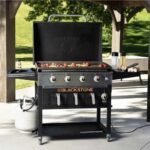 Plancha gaz Blackstone Plus 36" Airfryer sur chariot + couvercle – Image 2