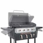 Plancha gaz Blackstone Plus 36" Airfryer sur chariot + couvercle – Image 4