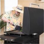 Plancha gaz Blackstone Plus 36" Airfryer sur chariot + couvercle – Image 5