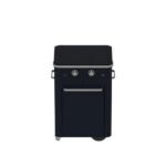 Plancha gaz Enosign 65 Eno blue navy 2 bruleurs 56 x 40 avec couvercle + chariot – Image 5