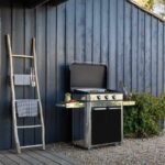 Plancha gaz Enosign 80 inox et noir 3 brûleurs 69 x 40 + capot – Image 6