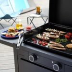 Plancha gaz Forge Adour Modern 60 acier noir sur chariot + capot – Image 2