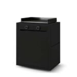 Plancha gaz Forge Adour Modern 60 acier noir sur chariot + capot – Image 5