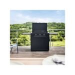 Plancha gaz Forge Adour Modern 75 acier noir sur chariot + capot – Image 3