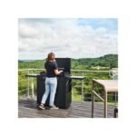 Plancha gaz Forge Adour Modern 75 acier noir sur chariot + capot – Image 4