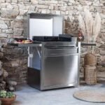 Plancha gaz Forge Adour Premium 60 inox sur chariot + capot – Image 2