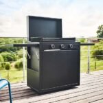 Plancha gaz en acier Forge Adour Modern 75 3 brûleurs 75 x 40 – Image 2