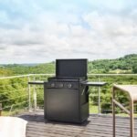 Plancha gaz en acier Forge Adour Modern 75 3 brûleurs 75 x 40 – Image 3