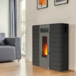 Poêle à granulés canalisable extra plat Pinarello - 12 Kw
