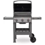 Barbecue gaz WEBER Spirit II E-310 noir grill e et plancha 3 bruleurs sur chariot, 60x44 cm – Image 7