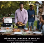 Four à pizza électrique NINJA Woodfire OO101EU orange inox, 1 pizza 30 cm, préchauffage 15 min, jusqu'à 370°C – Image 4