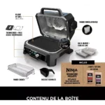 Barbecue électrique NINJA OG901EU Woodfire pro connect à poser, 44.5x26.5 cm – Image 5