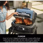 Barbecue électrique NINJA OG901EU Woodfire pro connect à poser, 44.5x26.5 cm – Image 4