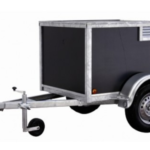 Remorque BW Trailers 2 chiens marron