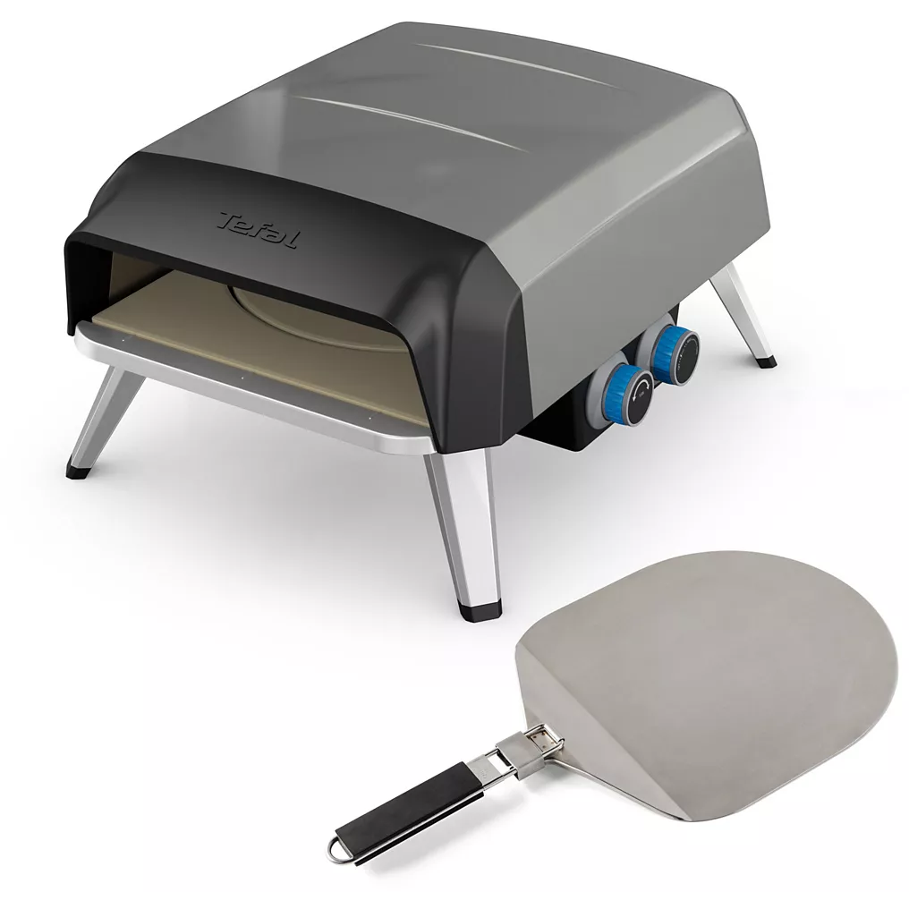 3045380025912_h_f_l_0.webp Four à pizza gaz TEFAL Pronto JM412010 pizza 30 cm préchauffage 15 min, jusqu'à 400°C – Image 1