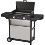 Plancha gaz CAMPINGAZ BLUE FLAME EXLD 2 brûleurs sur chariot, 60x40 cm – Image 8