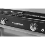 Plancha gaz CAMPINGAZ BLUE FLAME EXLD 2 brûleurs sur chariot, 60x40 cm – Image 2