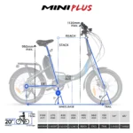 VAE pliable Mini PLUS UrbanBiker à Moteur Central – Image 3