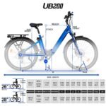 VAE de ville UrbanBiker UB200 Tout Suspendu – Image 4