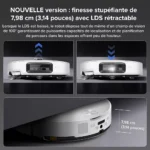 Robot Aspirateur Laveur ROBOROCK Saros 10 blanc – Image 9