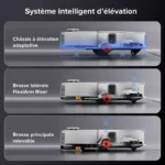 Robot Aspirateur Laveur ROBOROCK Saros 10 blanc – Image 4