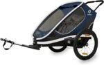 Remorque velo enfant 2 places Hamax Outback - navy / white – Image 5